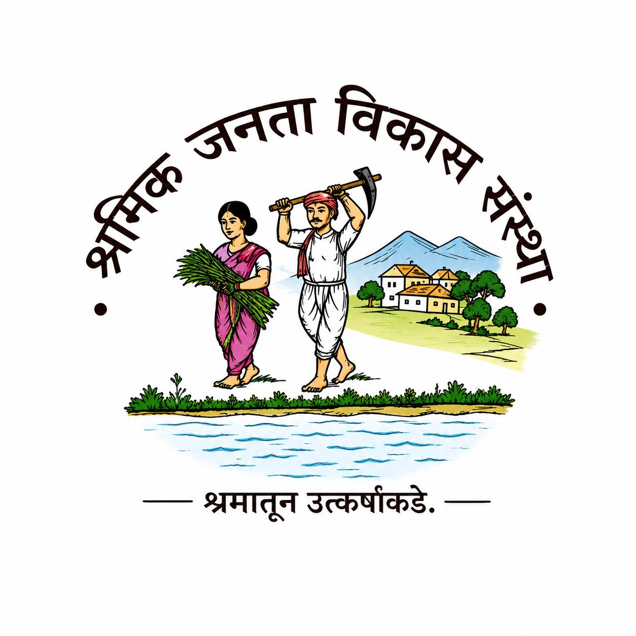 Shramik Janata Logo